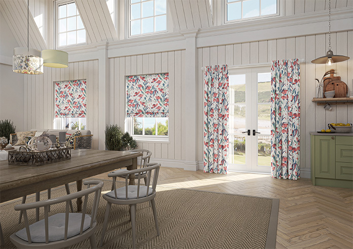 Belle Fuchsia, Neapolitan - Made to Measure Curtains - Image 8